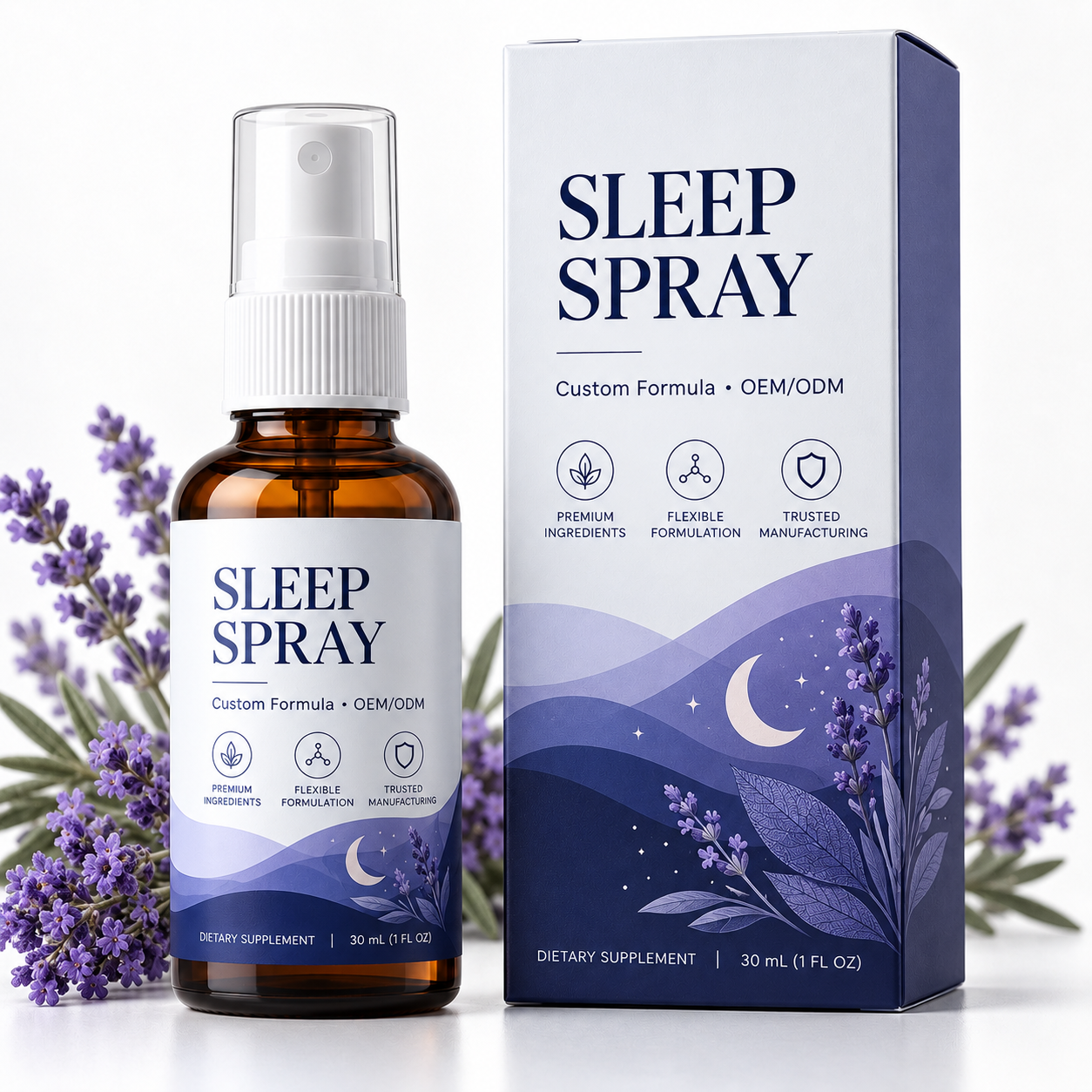 Private label sleep oral spray supplement