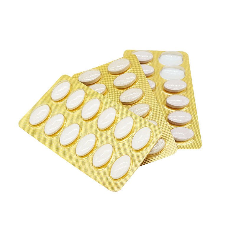 Blister packaging for tablet supplement products